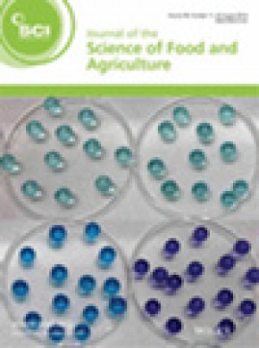 Journal Of The Science Of Food And Agriculture期刊