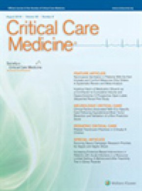 Critical Care Medicine期刊
