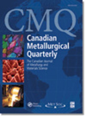 Canadian Metallurgical Quarterly期刊