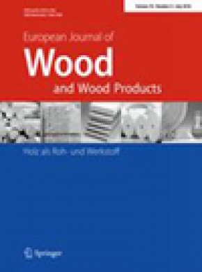European Journal Of Wood And Wood Products期刊