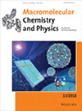 Macromolecular Chemistry And Physics期刊
