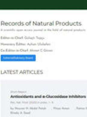 Records Of Natural Products期刊