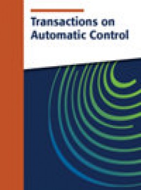 Ieee Transactions On Automatic Control期刊