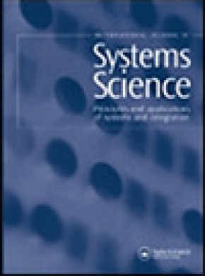 International Journal Of Systems Science期刊