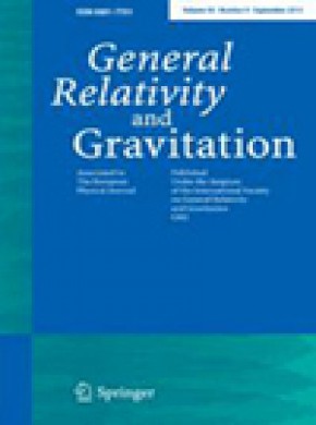 General Relativity And Gravitation期刊