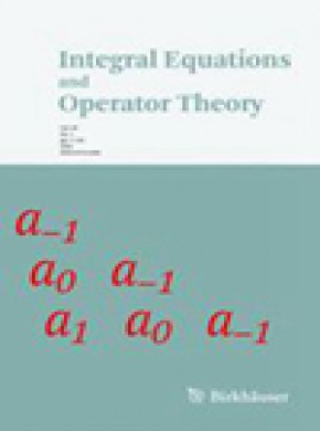 Integral Equations And Operator Theory期刊