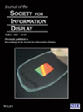 Journal Of The Society For Information Display期刊