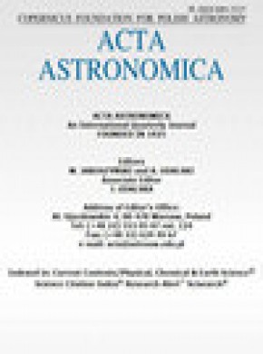 Acta Astronomica期刊