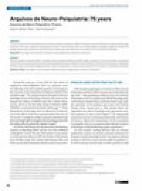 Arquivos De Neuro-psiquiatria期刊