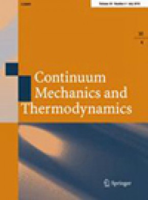 Continuum Mechanics And Thermodynamics期刊