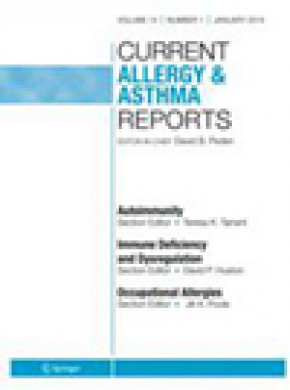 Current Allergy And Asthma Reports期刊