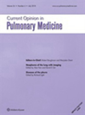 Current Opinion In Pulmonary Medicine期刊