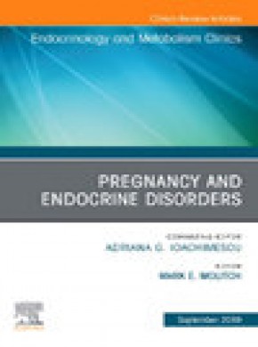 Endocrinology And Metabolism Clinics Of North America期刊