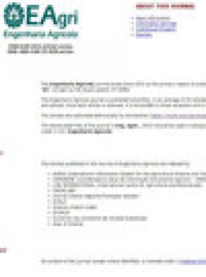 Engenharia Agricola期刊