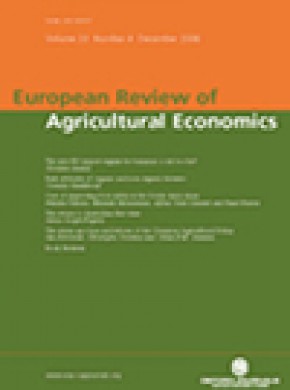 European Review Of Agricultural Economics期刊