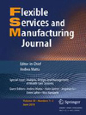 Flexible Services And Manufacturing Journal期刊