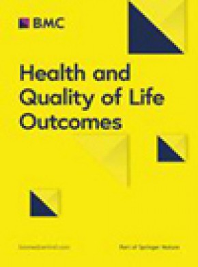 Health And Quality Of Life Outcomes期刊