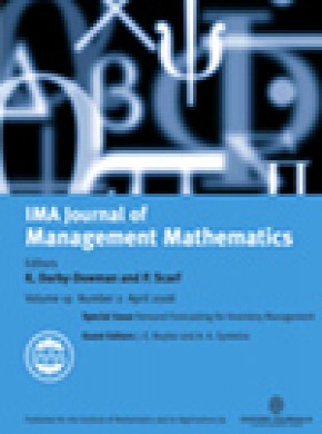 Ima Journal Of Management Mathematics期刊