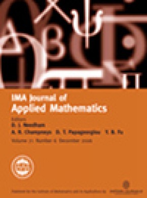 Ima Journal Of Applied Mathematics期刊