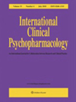 International Clinical Psychopharmacology期刊