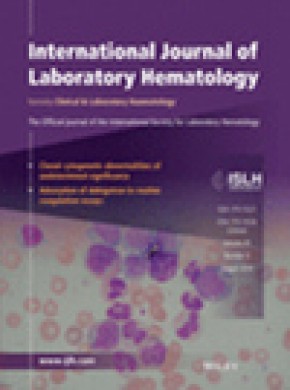International Journal Of Laboratory Hematology期刊