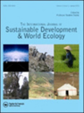 International Journal Of Sustainable Development And World Ecology期刊