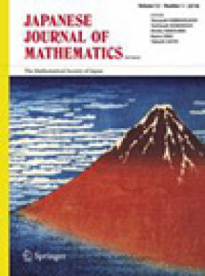 Japanese Journal Of Mathematics期刊