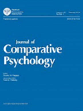 Journal Of Comparative Psychology期刊