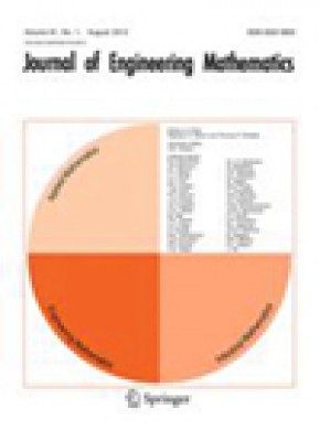 Journal Of Engineering Mathematics期刊