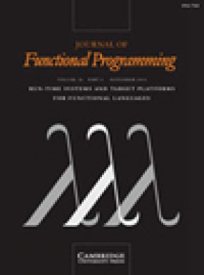 Journal Of Functional Programming期刊