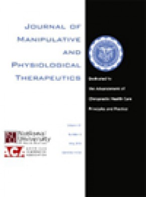 Journal Of Manipulative And Physiological Therapeutics期刊