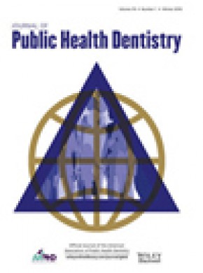 Journal Of Public Health Dentistry期刊