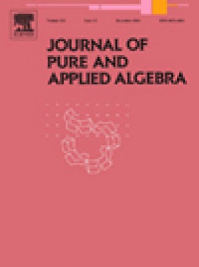 Journal Of Pure And Applied Algebra期刊