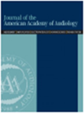 Journal Of The American Academy Of Audiology期刊