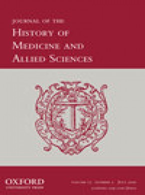 Journal Of The History Of Medicine And Allied Sciences期刊