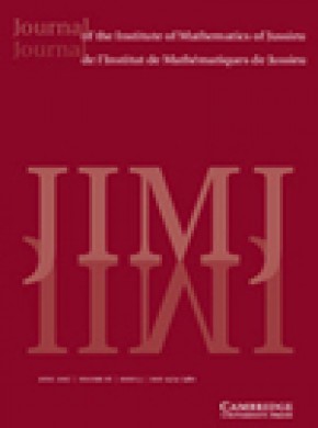 Journal Of The Institute Of Mathematics Of Jussieu期刊