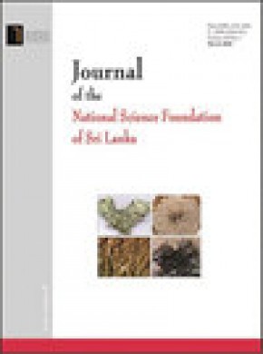 Journal Of The National Science Foundation Of Sri Lanka期刊