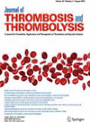 Journal Of Thrombosis And Thrombolysis期刊