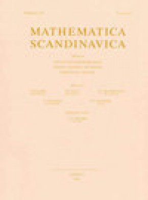 Mathematica Scandinavica期刊