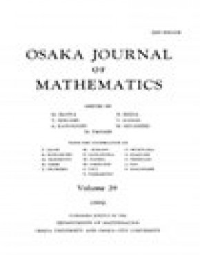 Osaka Journal Of Mathematics期刊