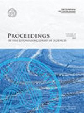Proceedings Of The Estonian Academy Of Sciences期刊