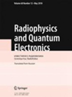 Radiophysics And Quantum Electronics期刊