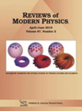 Reviews Of Modern Physics期刊