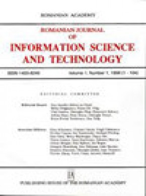 Romanian Journal Of Information Science And Technology期刊