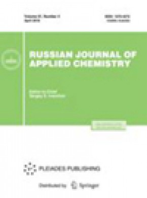 Russian Journal Of Applied Chemistry期刊