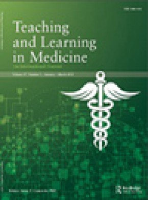 Teaching And Learning In Medicine期刊