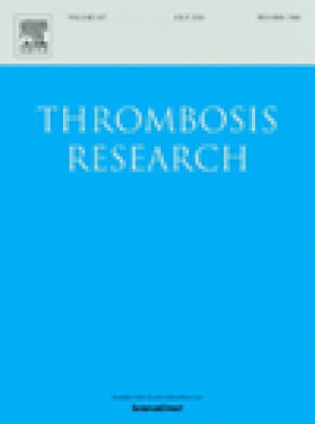 Thrombosis Research期刊