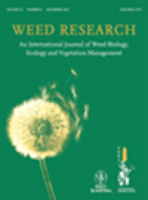 Weed Research期刊