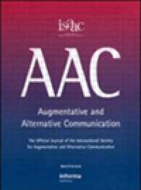 Augmentative And Alternative Communication期刊