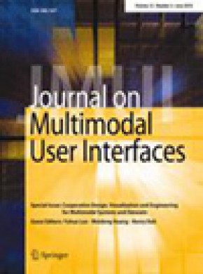 Journal On Multimodal User Interfaces期刊